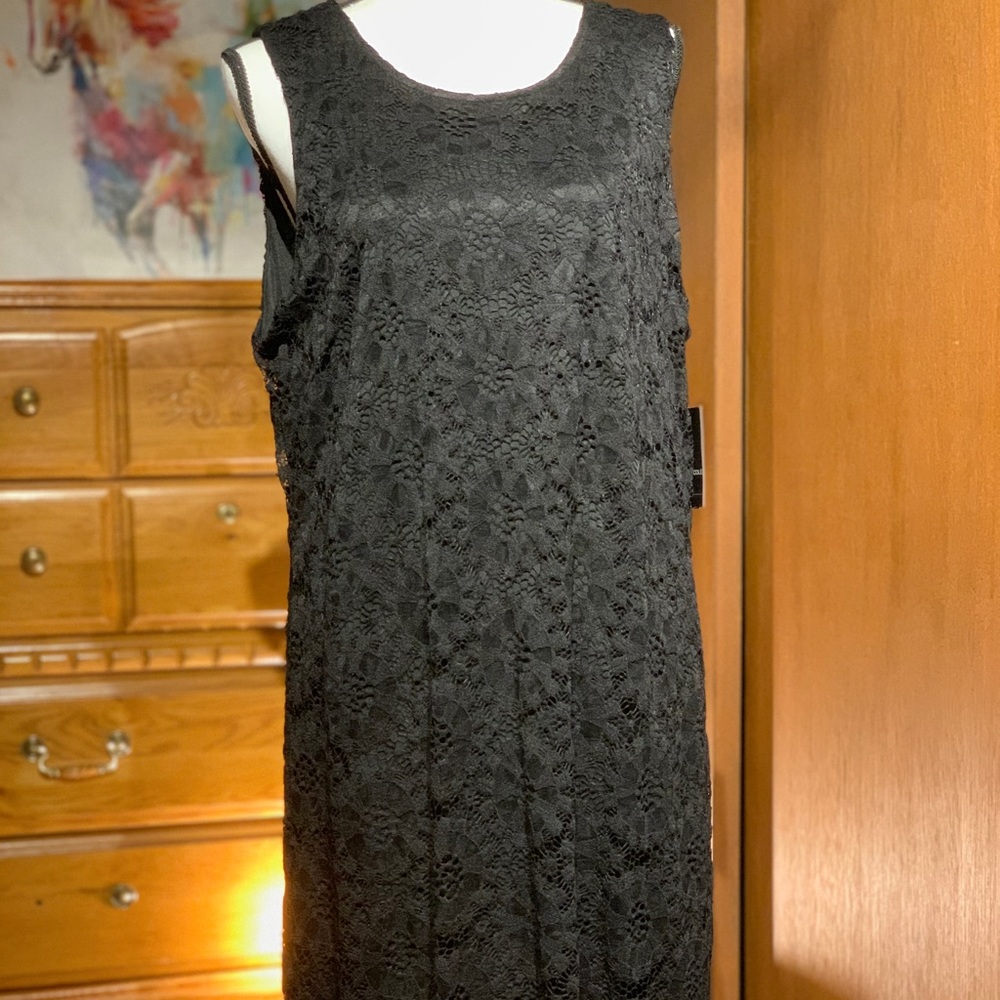 NWT Beautiful Black Lace Cocktail Dress